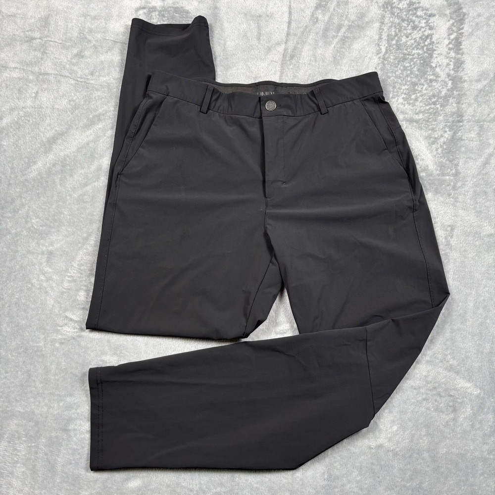 UNRL Golf Halifax Pants Mens Large Regular Black Performance Golf Athletic